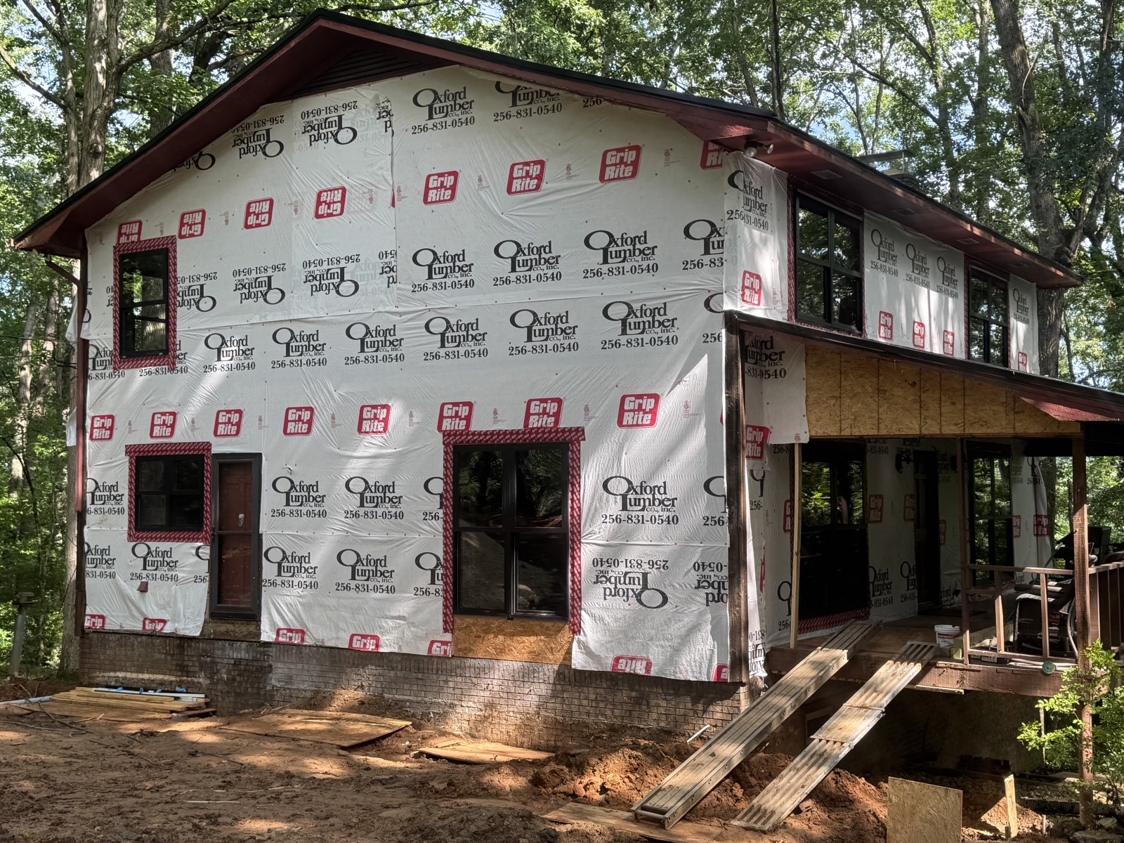 Exterior remodel & screened porch